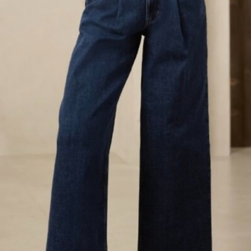 Banana Republic Wide-Leg Crop Jeans Sz 14/32